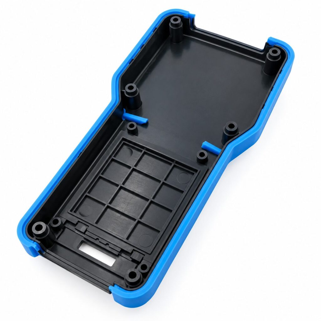 YIOT — a custom mold being used in precision electronics case production