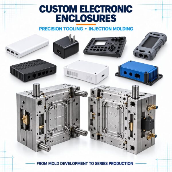 Custom injection molds for plastic parts