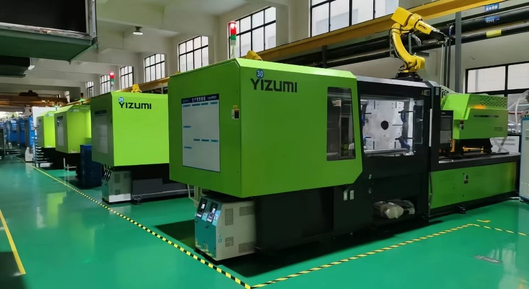 YIOT — Close-up of precision mold features in a plastic injection mold