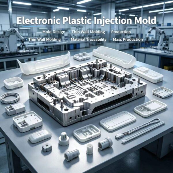 Custom Injection Molds for Plastic Laptop Housings