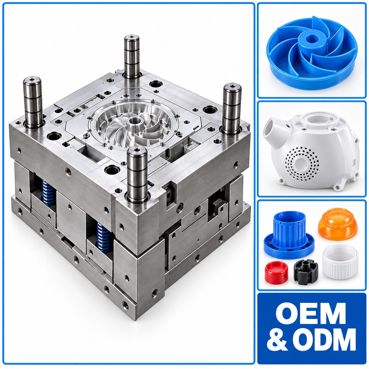 Custom Injection Molds for Plastic Household Appliance Enclosures