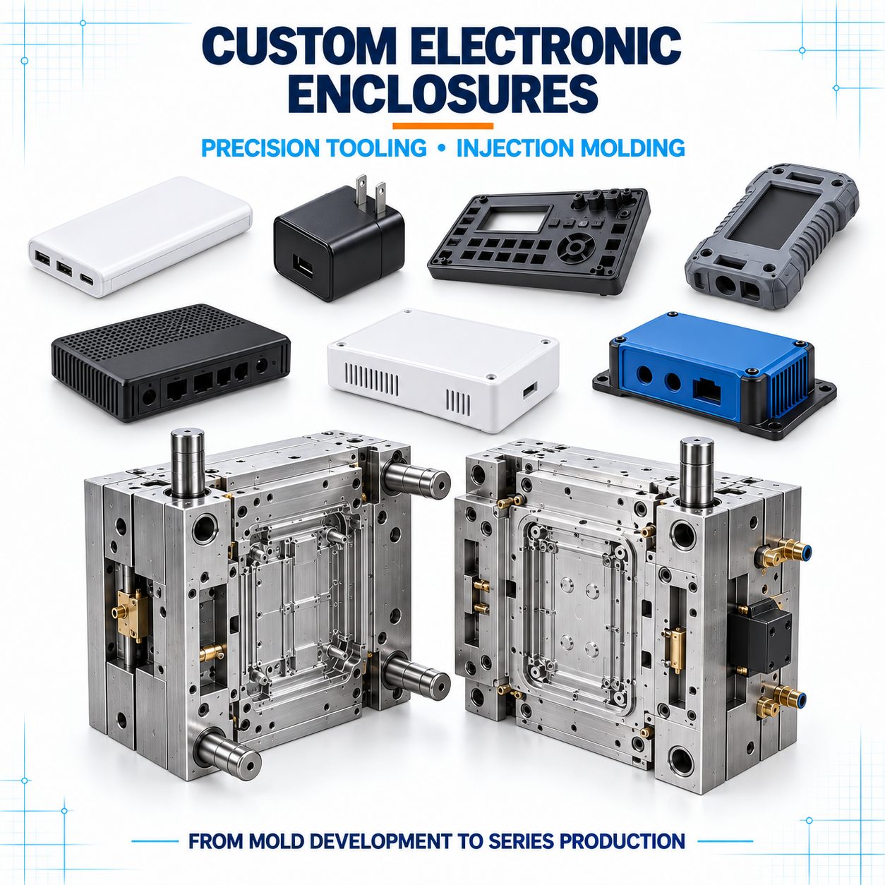 Custom Injection Molds for Plastic Consumer Electronics Components