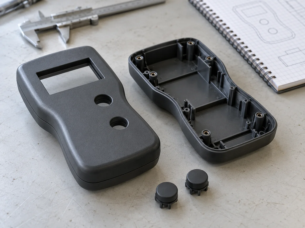 Illustrative electronic controller housing