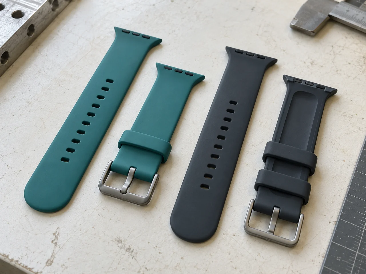 Illustrative smartwatch wristbands