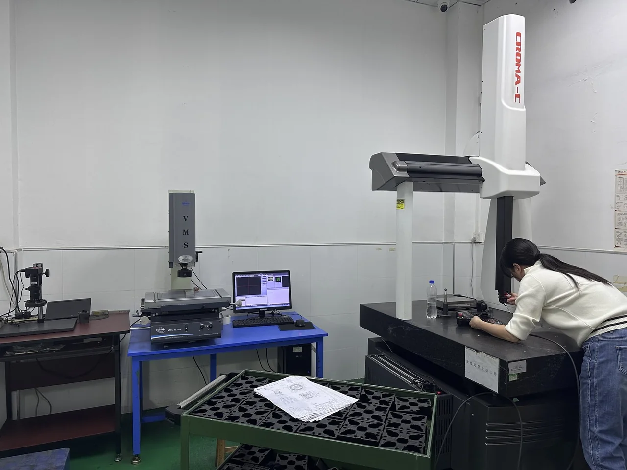 Actual CMM dimensional inspection at the Dongguan manufacturing base