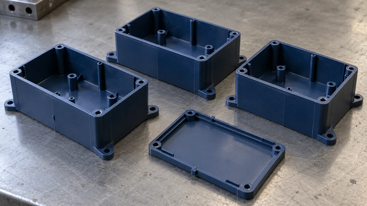 Injection molded prototype housings for sample evaluation
